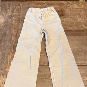 Zara Beige Wide-Leg Pants